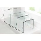 Dohányzóasztal Phantom 3-szett 