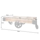 Luxus dohányzóasztal Subway 