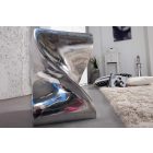 Design lerakó asztal Spin 45 cm ezüst  