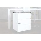 Fiókos szekrény Boss fehér