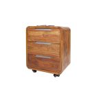 Fiókos szekrény Island íróasztalhoz sheesham