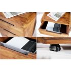 Fiókos szekrény Island íróasztalhoz sheesham