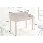 Íróasztal Timber fiókos 115 cm fiókos sheesham