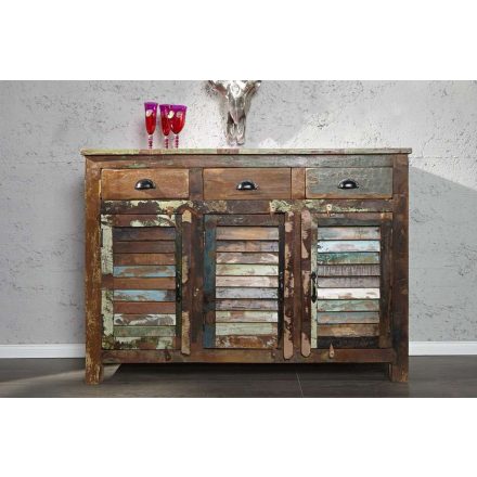 Stílusos komód Jacktar 125 cm újrahasznosított fa