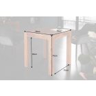 Étkezőasztal / bisztróasztal Las Palmas 70 cm sheesham