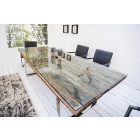 Luxus étkezőasztal Shark 200 cm teakfa