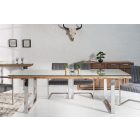 Luxus étkezőasztal Shark 200 cm teakfa