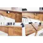 Széthúzható étkezőasztal masszív Las Palmas 120-200 cm 