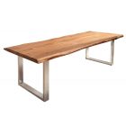 Luxus étkezőasztal Massive II New 200 cm - Honey - asztallap 35mm - akác