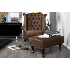 Chesterfield puff vintage