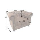 Luxus vintage fotel Chesterfield 