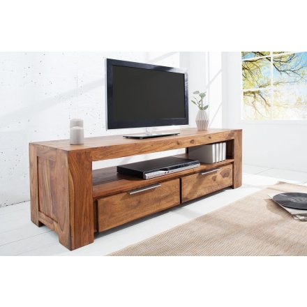 Luxus TV asztal Timber masszív sheesham fából 135 cm 