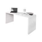 Luxus íróasztal Barter 160cm fehér, magas fény 
