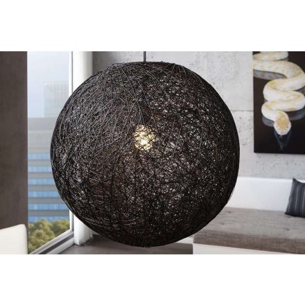 Lámpa Wrap fekete 60 cm