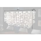 Luxus függőlámpa Pearl Vision 80 cm