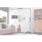 Stílusos állólámpa Arch fekete 