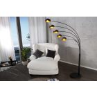 Állólámpa Qualle fekete-arany