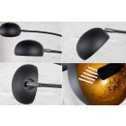 Állólámpa Qualle fekete-arany