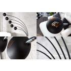 Állólámpa Qualle fekete-arany