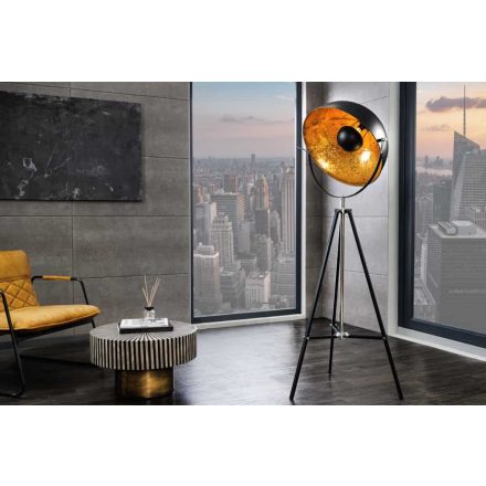 Design állólámpa STAGE 168 cm fekete arany