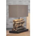 Asztali lámpa FERRE barna