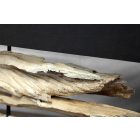 Asztali lámpa uszadékfából Lake fekete