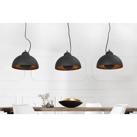 Stílusos függőlámpa STAGE 3 fekete/arany