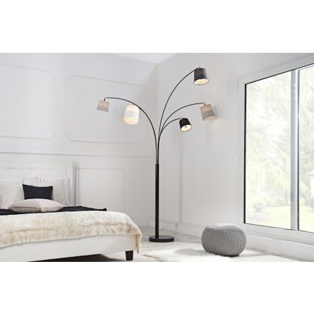 Stílusos ívelt állólámpa SHADOW 