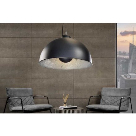 Függőlámpa Stage 55 cm fekete-ezüst