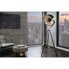 Design állólámpa STAGE 168 cm fekete ezüst