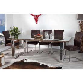 Luxus étkezőasztal Shark 180 cm teakfa 