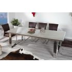 Luxus étkezőasztal Shark 180 cm teakfa 