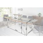 Luxus étkezőasztal Shark 180 cm teakfa 