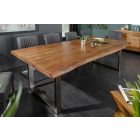 Luxus étkezőasztal Massive II New 220 cm - Honey - asztallap 60mm - akác