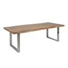 Luxus étkezőasztal Massive II New 220 cm - Honey - asztallap 60mm - akác