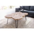 Dohányzóasztal masszív akácfából Island II 115cm 