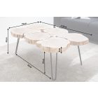 Dohányzóasztal masszív akácfából Island II 115cm 