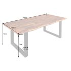 Design étkezőasztal Evolution 200 cm akác 