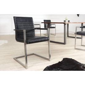 Stílusos étkezőszék Imperium Antik fekete