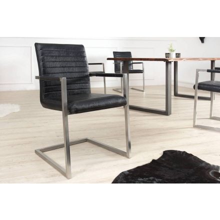 Stílusos étkezőszék Imperium Antik fekete