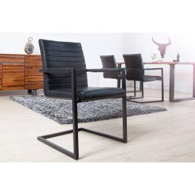 Stílusos étkezőszék Imperium Antik II. fekete   