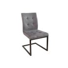 Étkezőszék vintage English szürke