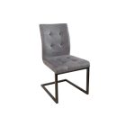 Étkezőszék vintage English szürke