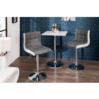 Stílusos bárszék Modern szürke - fehér 