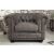 Luxus vintage fotel Chesterfield szürke