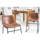 Stílusos szék Alba vintage barna