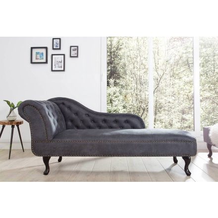 Heverő Chesterfield Antik szürke