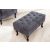Chesterfield puff szürke 
