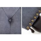 Chesterfield puff szürke 