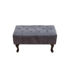 Chesterfield puff szürke 